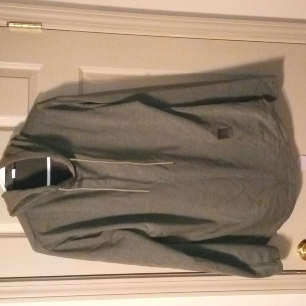 Green hoodie